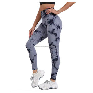 Collants de compression taille haute pour femmes Leggings d'entraînement imprimés Leggings de fitness personnalisés pour filles Vente à prix bon marché - Product Image 5