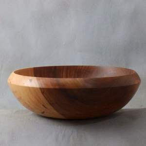 Bol à pâte en bois de mangue perlé artisanal de haute qualité bol à cœur brun conique fabriqué en inde - Product Image 3