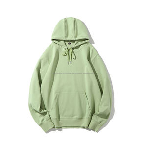 Sudaderas con Capucha para Hombre de Talla Grande, con Hombros Caídos, MOQ Bajo, Transpirables y Ligeras, Lisas y Teñidas - Product Image 3