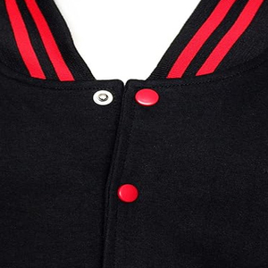 Red & Black Color Best Selling Slim Fit Casual Baseball Varsity <b>Jacket</b> High Street <b>Men's</b> <b>Jackets</b> From Pakistan - Product Image 3