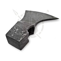 Industrielle Qualität Hochbelastbarer Kohlenstoffstahl Doppelklingen-Tomahawk-Axtkopf mit Holzgriff Anpassbares Muster Outdoor-Camping-Axt