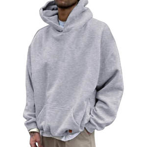 Vêtements de marque avant de loom à capuche en personnaliser disponible à capuche unisexe lourde label privé avec ficelle fait automne à capuche - Product Image 2