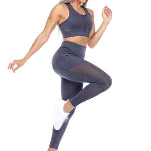 Ensemble de yoga respirant pour femmes fabriqué en polyester spandex ensemble de yoga pour femmes ensemble de yoga pour femmes de qualité supérieure - Product Image 5