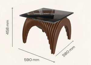 Kalatri Table basse intérieure paramétrique contemporaine amovible Forme personnalisée Design paramétrique unique Décoration intérieure - Product Image 4