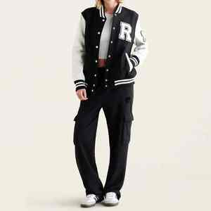 Breathable Leather Women Varsity Jacket Sleeves Stylish Ladies Top Supplier Custom Hi Visibility Soft Material Jacket for women - Product Image 3