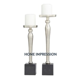 Black Powder Coated Metal Iron Table Top Candle Holder and Stand <b>Large</b> Handmade Ramadan Lightening Centerpiece Candle Holder - Product Image 5