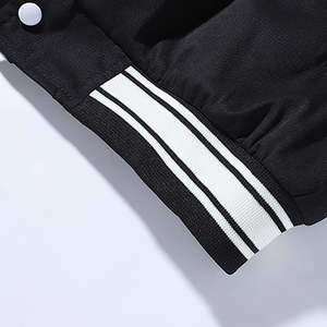 Dernière conception de vestes universitaires amples à la mode Chenille Patches Letterman College Bomber Baseball vestes pour hommes - Product Image 5