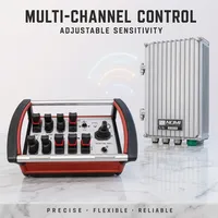 Télécommande hydraulique sans fil industrielle NOMI NMBZ-003, commande au volant, 500M, IP68, pour la rénovation d'excavatrices