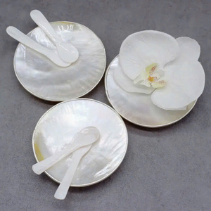 Cuillère en nacre de couleur naturelle, cuillère à caviar fabriquée à partir de nacre naturelle, sans danger pour les utilisateurs, cadeau significatif - Product Image 4