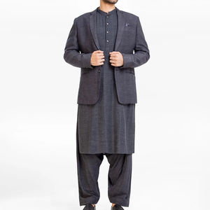 2026 nouvelle mode tendance Plaid décontracté Prince manteau mariage mince Blazer grande taille Shalwar Kameez manteau pour les manteaux de mariage - Product Image 4