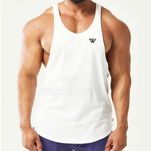 Camiseta sin mangas transpirable cómoda para culturismo y gimnasio para hombre, camiseta sin mangas transpirable personalizada para hombre - Product Image 5