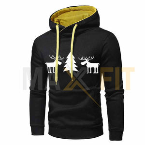 เสื้อฮู้ดสวมหัวแขนยาวทรงสลิมฟิต,เสื้อฮู้ดแบบสวมศีรษะผ้านิ่มดีไซน์ล่าสุดระบายอากาศ - Product Image 2