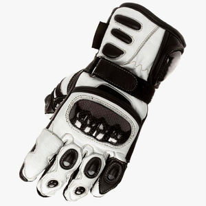 Gants de course de vente chaude pour les motocyclistes Protection à coque dure Gants en cuir unisexes pour les sports de cyclisme Doigt complet - Product Image 3