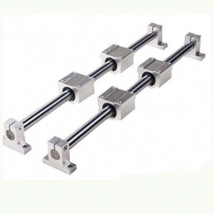 Rail de guidage linéaire cylindrique D-24 SK SHF, ensemble d'arbres linéaires, table coulissante à arbre linéaire, support vertical, modèle de bloc coulissant SCS SMA - Product Image 1