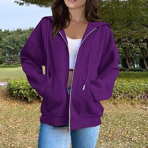 Moda personalizada mujeres cremallera sudaderas con capucha OEM ropa deportiva polar Slim Fit sudaderas con capucha al por mayor 2025 proveedores de ropa de calle de moda - Product Image 5