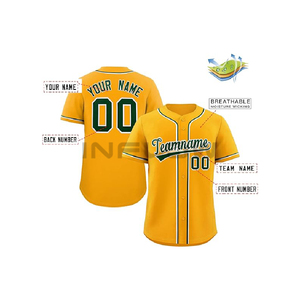 Uniformes de Béisbol Personalizados, Diseño de Ropa Deportiva, 100% Poliéster, Jersey de Béisbol y Sóftbol para Adultos, Patrón de Equipo, Transpirable, Tallas Grandes - Product Image 6