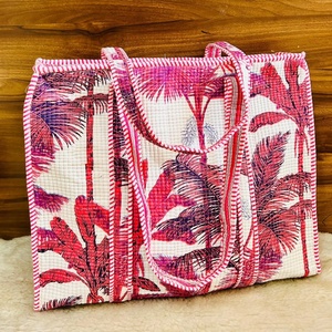 Vintage Handmade Cotton <b>Tote</b> <b>Bags</b> <b>Quilted</b> Shopping <b>Bags</b> for Women, Stylish Boho Handbags for Retail - Product Image 6