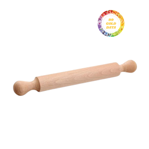 Rouleau à pâtisserie miniature en bois écologique personnalisé en gros, jouet éducatif de cuisine Montessori de haute qualité pour enfants, planche à pâtisserie - Product Image 5