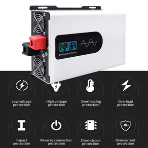 Convertisseur d'énergie DC-AC à onde sinusoïdale pure HOULI 12V-72V vers 110V-220V 3-10KW pour usage domestique et automobile 50/60Hz 90% d'efficacité - Product Image 4