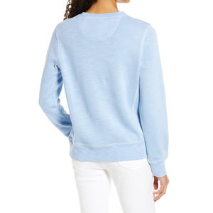 Jersey con diseño de logotipo totalmente personalizado para mujer, sudaderas, ropa deportiva de gimnasio de lana para invierno, tela de felpa con logotipo de posición frontal - Product Image 5