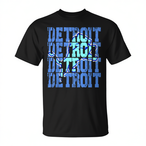Maglietta Detroit Cool Retro Lion Lovers - Product Image 2
