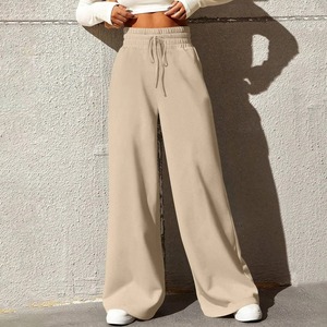 Pantalon de survêtement taille haute confortable pour femme pantalon de tous les jours extensible et doux avec ceinture élastique pantalon avec poches - Product Image 6