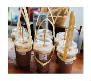 Porte-boisson en bambou écologique en vrac pour cafés restaurants - Product Image 1