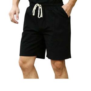 กางเกงขาสั้นผู้ชายสีพื้นกางเกงผ้าคอตตอนแห้งเร็วกางเกงขาสั้นผ้าคอตตอนสำหรับเล่นกีฬาแบบสั่งตัดสำหรับฤดูร้อน - Product Image 3