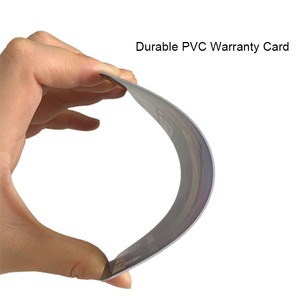 Thiết kế mới tùy chỉnh chất lượng cao <span class=keywords><strong>PVC</strong></span> UV in ấn thẻ bảo hành kinh doanh đã ghé thăm thẻ với logo của bạn - Product Image 2