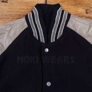 โรงงานผลิตแจ็คเก็ตหนังผสมขนสัตว์ ขายตรงแจ็คเก็ตเลตเตอร์แมน ขายแจ็คเก็ตเลตเตอร์แมนออนไลน์ - Product Image 4