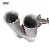 Adaptor Knalpot Midpipe Z-Pipe Stainless Steel 3 inci SDO, Panjang Sama, Cocok untuk BMW M3 M4 G80 G82 S58 Performance Catback Ss Zpipe