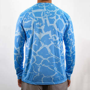 Chemises de pêche pour hommes à manches longues, imperméables, UPF 50, imprimées, nouvelle conception, vente en gros, performance, séchage rapide - Product Image 6