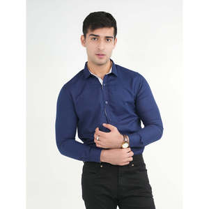 Camisa de Moda para Hombre DEMETER, 100% Algodón Popelina, Corte Entallado, Transpirable, Casual y de Vestir, Tallas hasta 6XL - Product Image 1