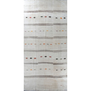 Alfombras de Lana Anudadas a Mano Clan Ivory para el Hogar, Alfombra a Rayas para Sala de Estar, Alfombra para Entrada, Alfombra Rectangular para Pasillo - Alfombras Jaipur US - Product Image 1