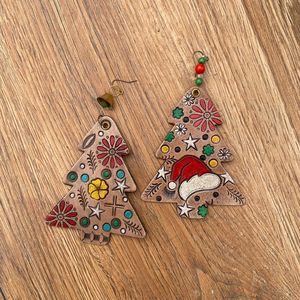 Adornos de árbol de Navidad de cuero labrado a mano occidental superventas Adornos de Navidad personalizados colgantes de cuero genuino de alta calidad - Product Image 4