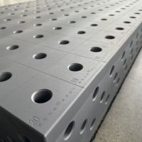 Table de soudage 3D en fonte HT300 usinée CNC sur mesure, outils et accessoires pour la soudure robotisée avec accessoires usinés CNC