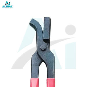 ALMAC Outil de maréchal-ferrant professionnel Pince crocodile à poignée confortable avec poignée en plastique Réutilisable Fer à cheval Clinching Hoof Care - Product Image 6