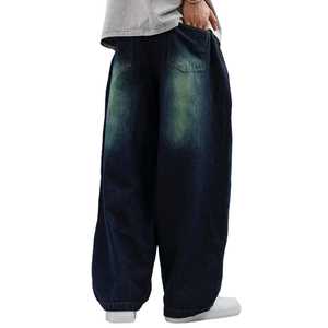 Jeans de Mezclilla para Hombre Street Pro Industries, Jeans Casuales de Corte Holgado, Pantalones Rectos de Cintura Alta, Jeans de Mezclilla con Lavado Ácido para Hombre - Product Image 4