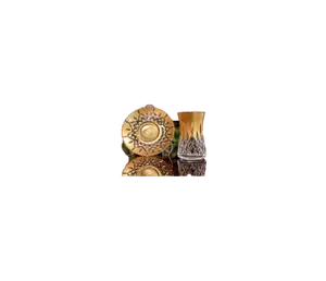 ZUMRUTプライベートラベルティーカップソーサーチェック柄カラフルカットデザインティーセット高級ガラスカップ卸売12個パックトルコ製