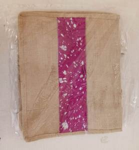 Sacs fourre-tout en toile de jute résistant à l'eau pour femmes Broderie Poignées en cuir Chaînes à fermeture éclair Essentiels en gros pour l'épicerie - Product Image 3