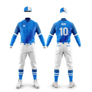 Maillot de baseball vert pour homme, manches longues, col boutonné, polyester anti-humidité, uniforme toutes saisons, coupe classique, numéros d'équipe - Product Image 4
