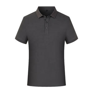 Polo de manga corta con botones clásicos esenciales de algodón de alta calidad para hombre y mujer, Impresión de logotipo personalizado al por mayor 2025 - Product Image 3