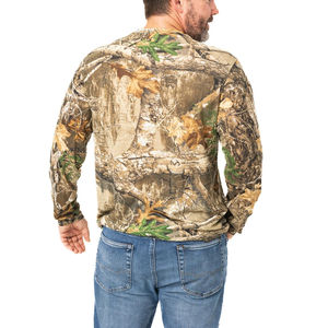 T-shirt de chasse à manches courtes pour homme, respirant, séchage rapide, vente chaude, 100% coton, uni, de haute qualité, confortable, durable, respirant - Product Image 2