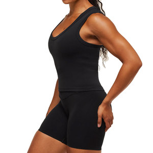 Fitness Gym débardeur séchage rapide respirant style régulier pour une gamme complète de mouvements musculation femmes débardeurs avec étiquette - Product Image 4