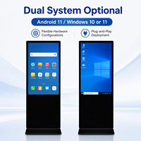 ZDHQ - Quiosco de Señalización Digital con Pantalla de 32 Pulgadas, Pantalla Publicitaria Android para Tiendas Minoristas