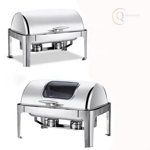 Recipiente para Buffet de Acero Inoxidable de Primera Calidad para Hoteles y Servicios de Catering |   Mantiene la Comida Caliente con un Aspecto Elegante, Ecológico y Duradero - Product Image 6