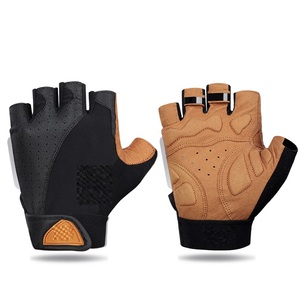 Venta al por mayor suave guantes de ciclismo sin dedos Gel acolchado para todos los paseos en bicicleta mitones bicicleta sublimación hombres mujeres guantes de ciclismo - Product Image 6