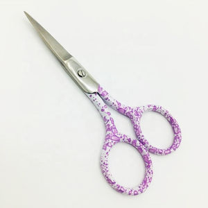 Tijeras de manicura de diseño personalizado profesional con nueva hoja recta de acero inoxidable herramienta de belleza de alta calidad - Product Image 5