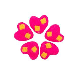 เครื่องประดับรูปหัวใจทำด้วยมือสำหรับการตกแต่งคริสมาสต์ที่โรแมนติกของขวัญที่ทำด้วยมือสำหรับงานเฉลิมฉลองพิเศษ - Product Image 2