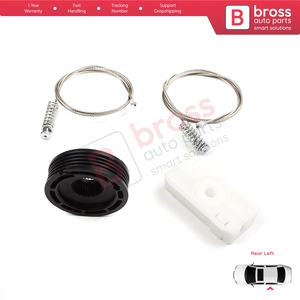 Kit de Reparación de Elevalunas BWR1010 Trasero Izquierdo para XK8 XKR X100 1997-2006 Coupé Convertible C2N3914 Repuestos Bross Auto - Product Image 4